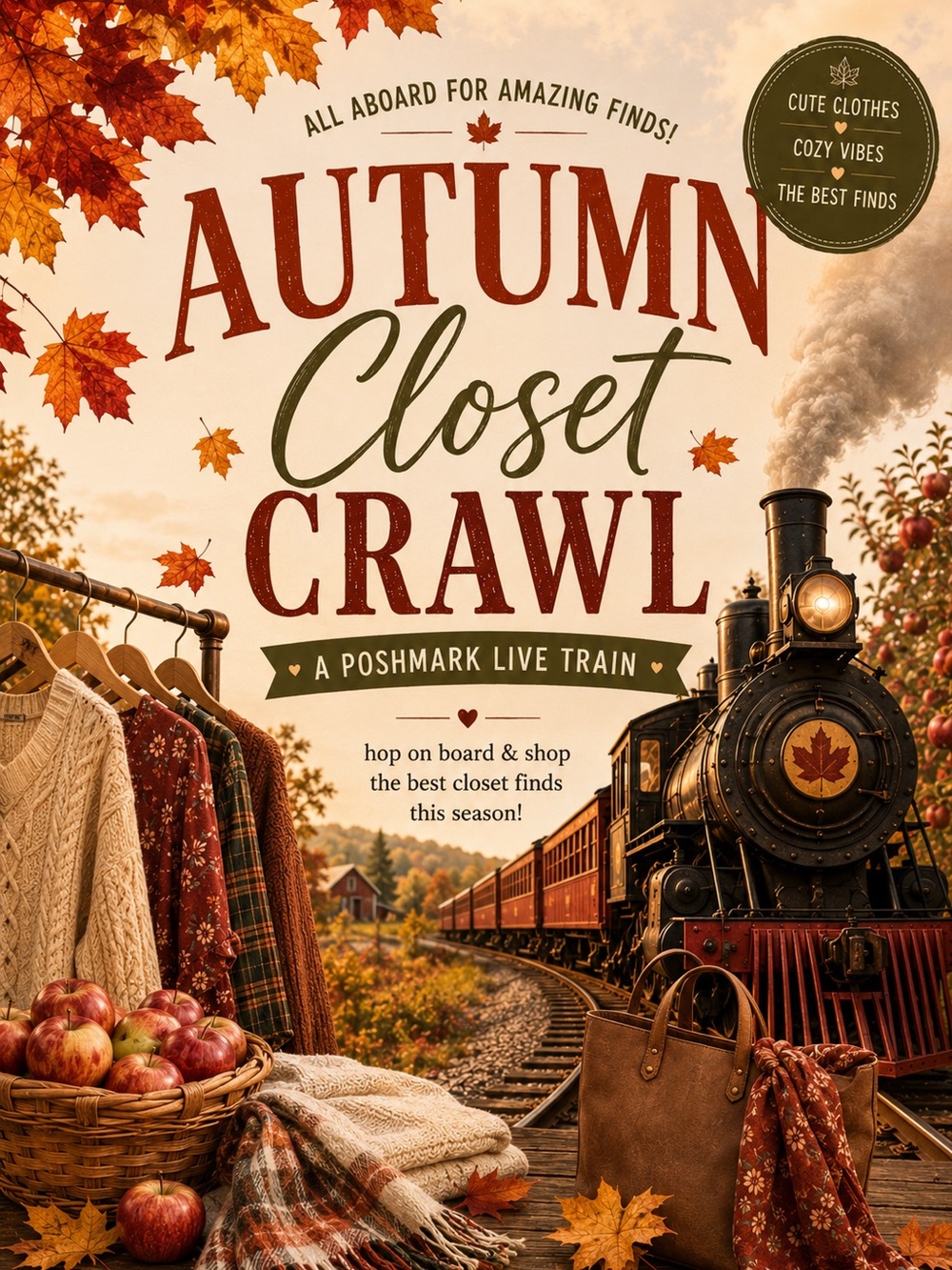 $20 Train show listing for live shows with Hannah!